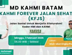 Refleksi Setahun Amsakar-Li Claudia, KAHMI Batam Gelar Jalan Sehat dan Diskusi Publik