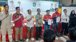 Tutup Pelatihan Las 4G FCAW di Batam, Aman Siapkan Tenaga Kerja Lokal Kompeten
